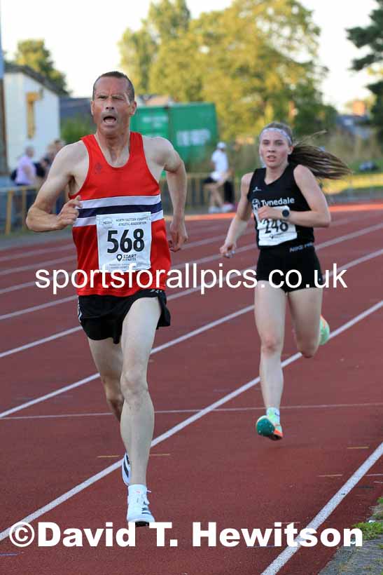 3000 metres, 2022 NEGP Monkton No. 6, Wednesday, Aug. 10th. Photo: David T. Hewitson/Sports for All Pics